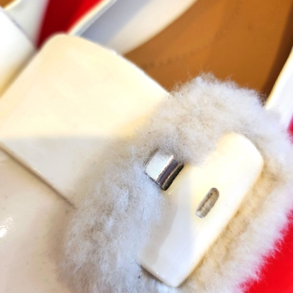 UGG Cream Loafers with Fuzzy Detail - Picture 4 of 6